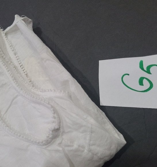 Anthropologie White Sleeveless Lace Top Sz.S - Picture 8 of 8